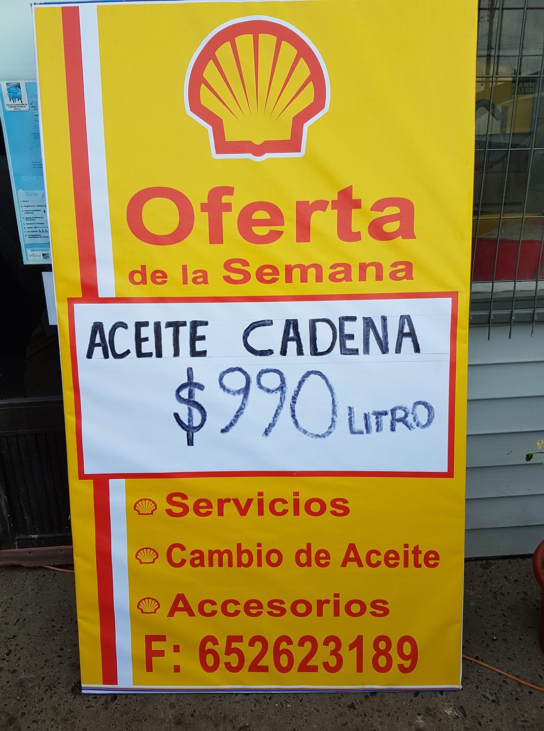 Servicentro y Minimarket Shell Horarios Sala Venta | Ancud
