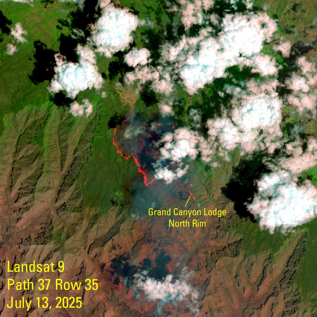 USGS - The Dragon Bravo Fire started by a lightning strike on July 4th ...