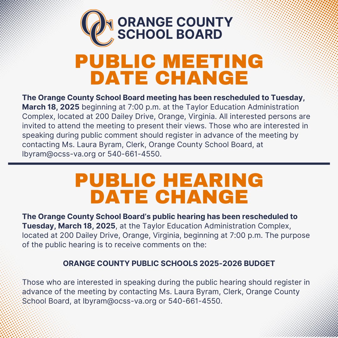 Orange County Public Schools - Orange, Virginia | Orange VA