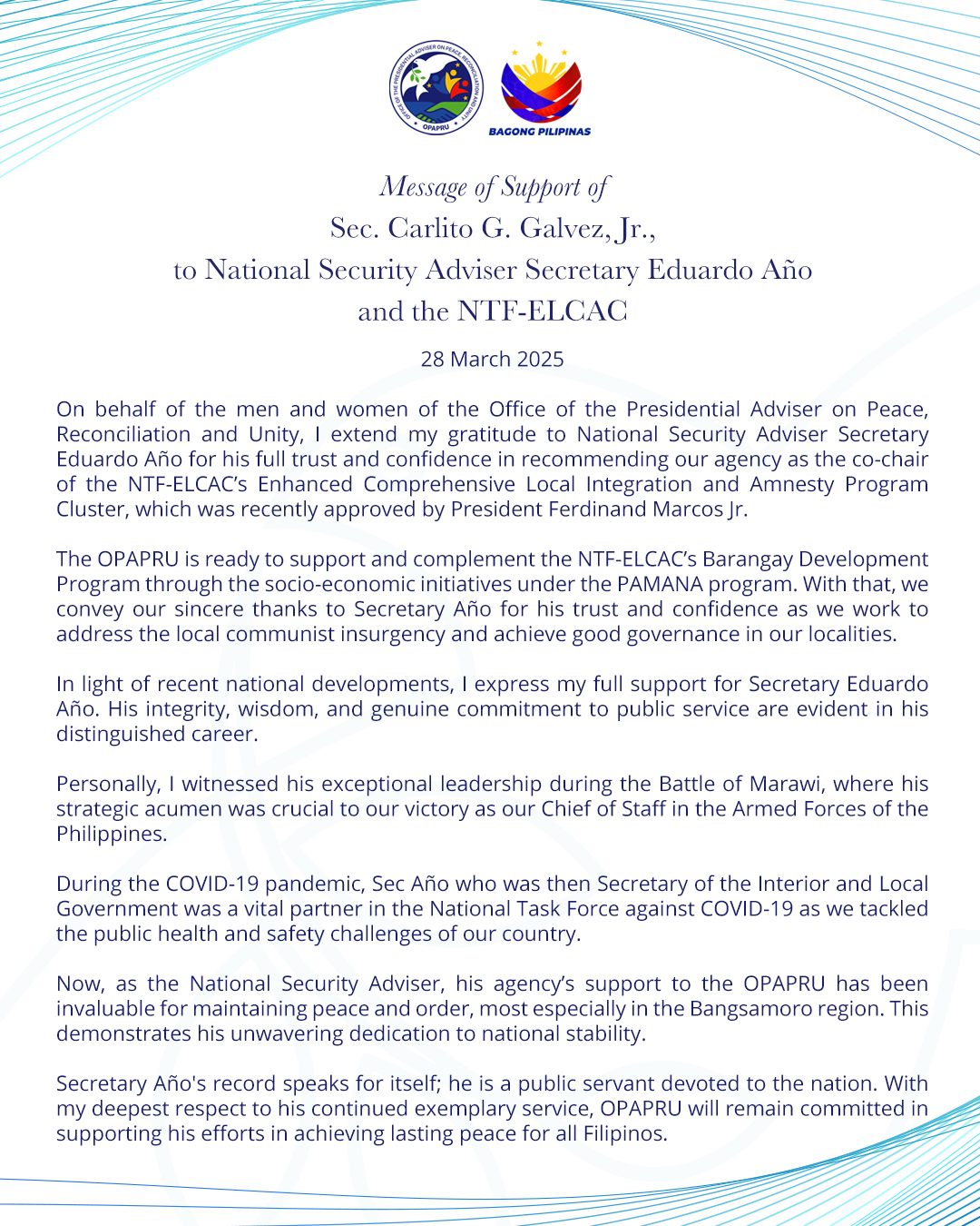 In a strong... - National Security Council of the Philippines | Facebook