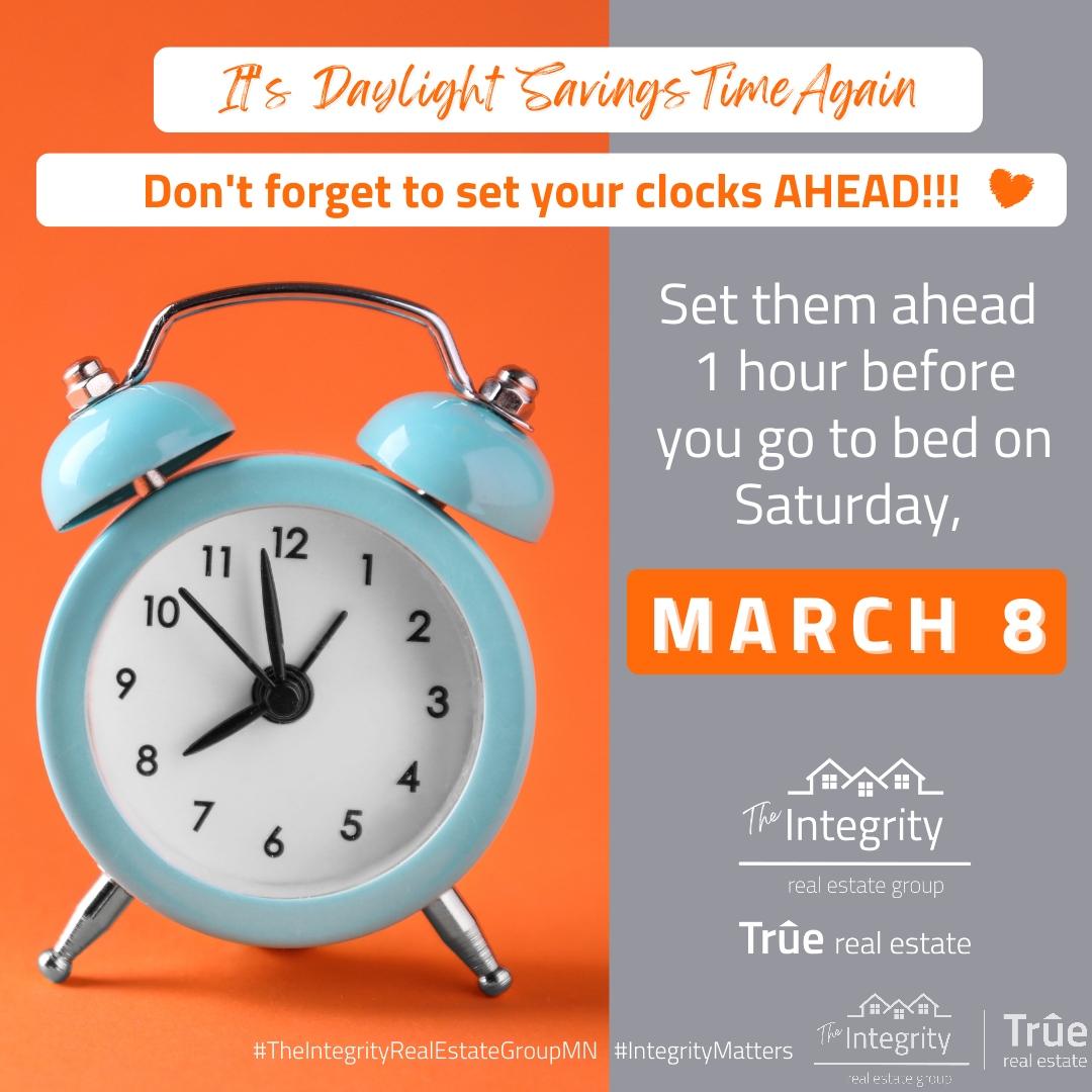 Debbie - Don’t forget to set your clocks forward this weekend for ...