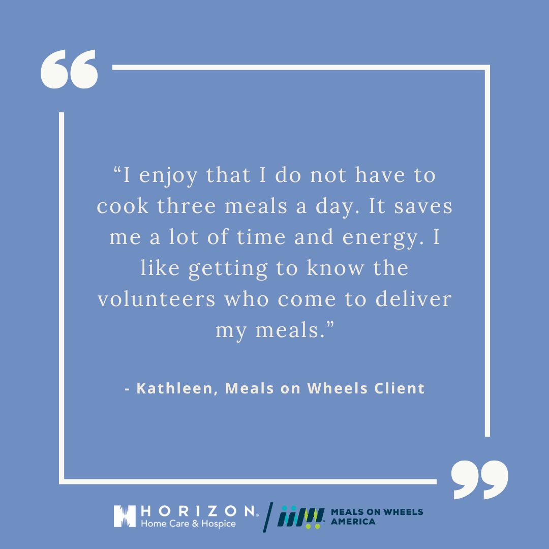 Horizon - Our Meals on Wheels program helps seniors maintain their ...