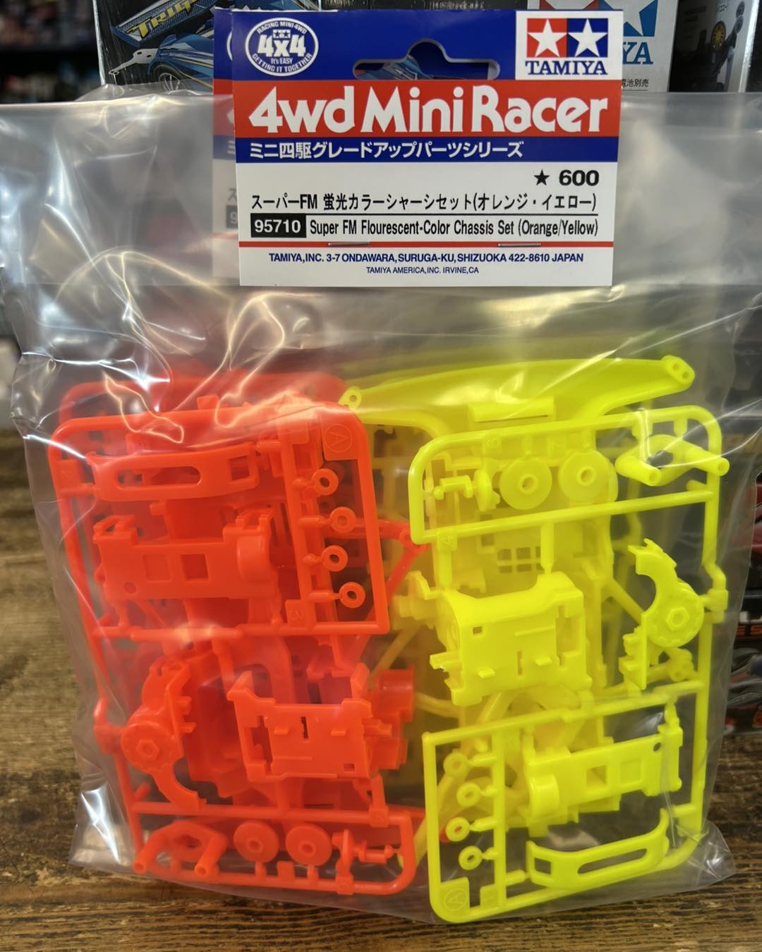 Tamiya Super FM fluorescent chassis set back in stock in Vancouver