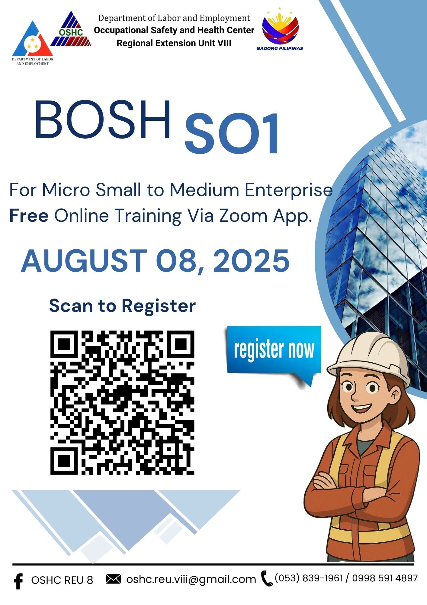 OSHC REU 8 - Maupay na adlaw! You are invited to a FREE BOSH for SO1 ...