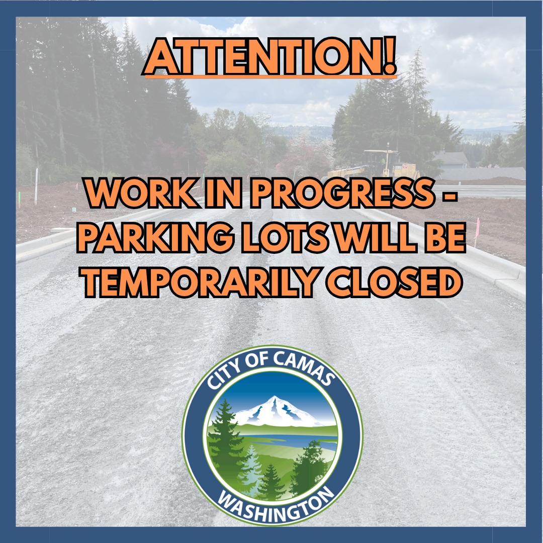 City of Camas - The City will once again be conducting... | Facebook