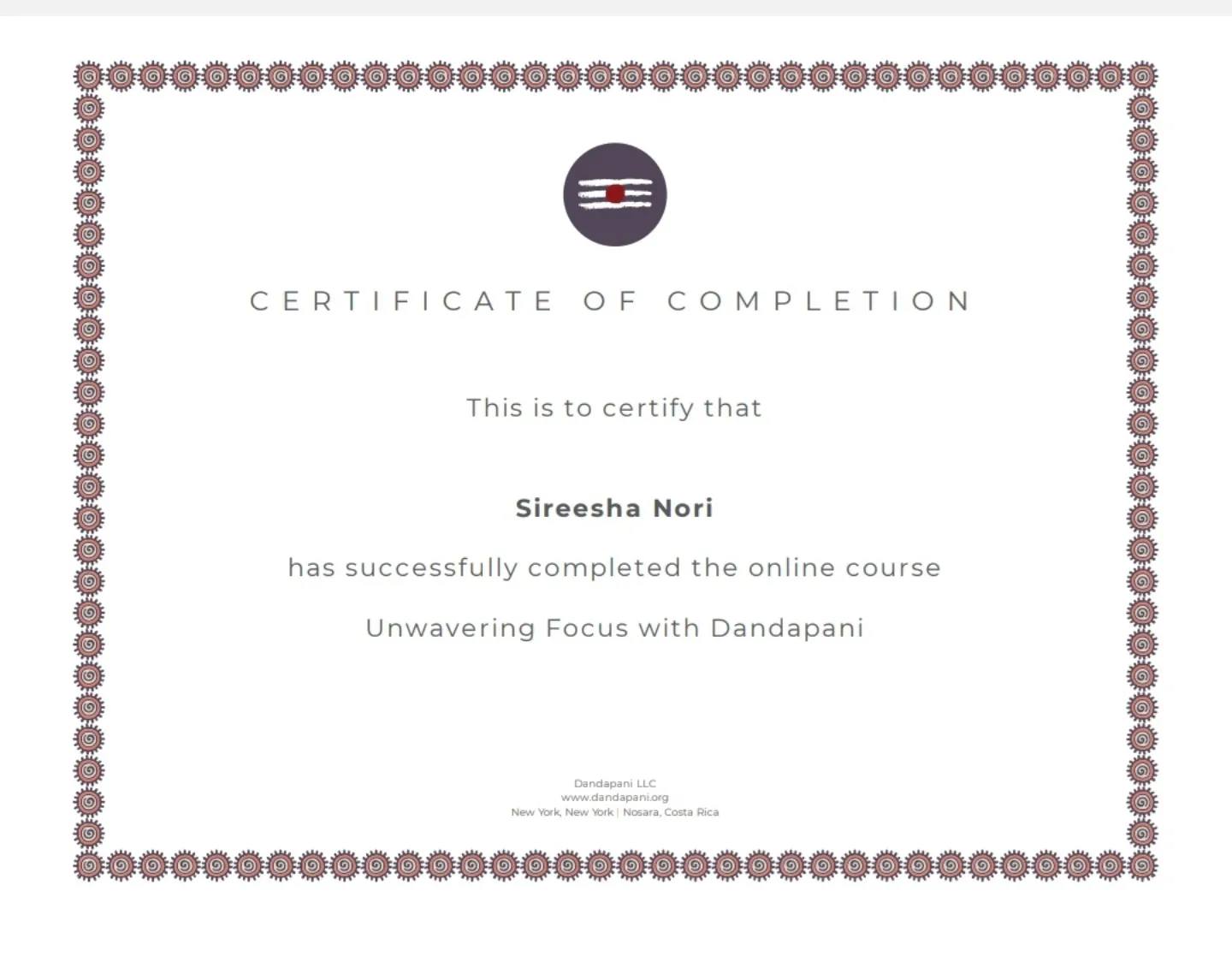 ironananya - Happy to share that I completed the course!... | Facebook