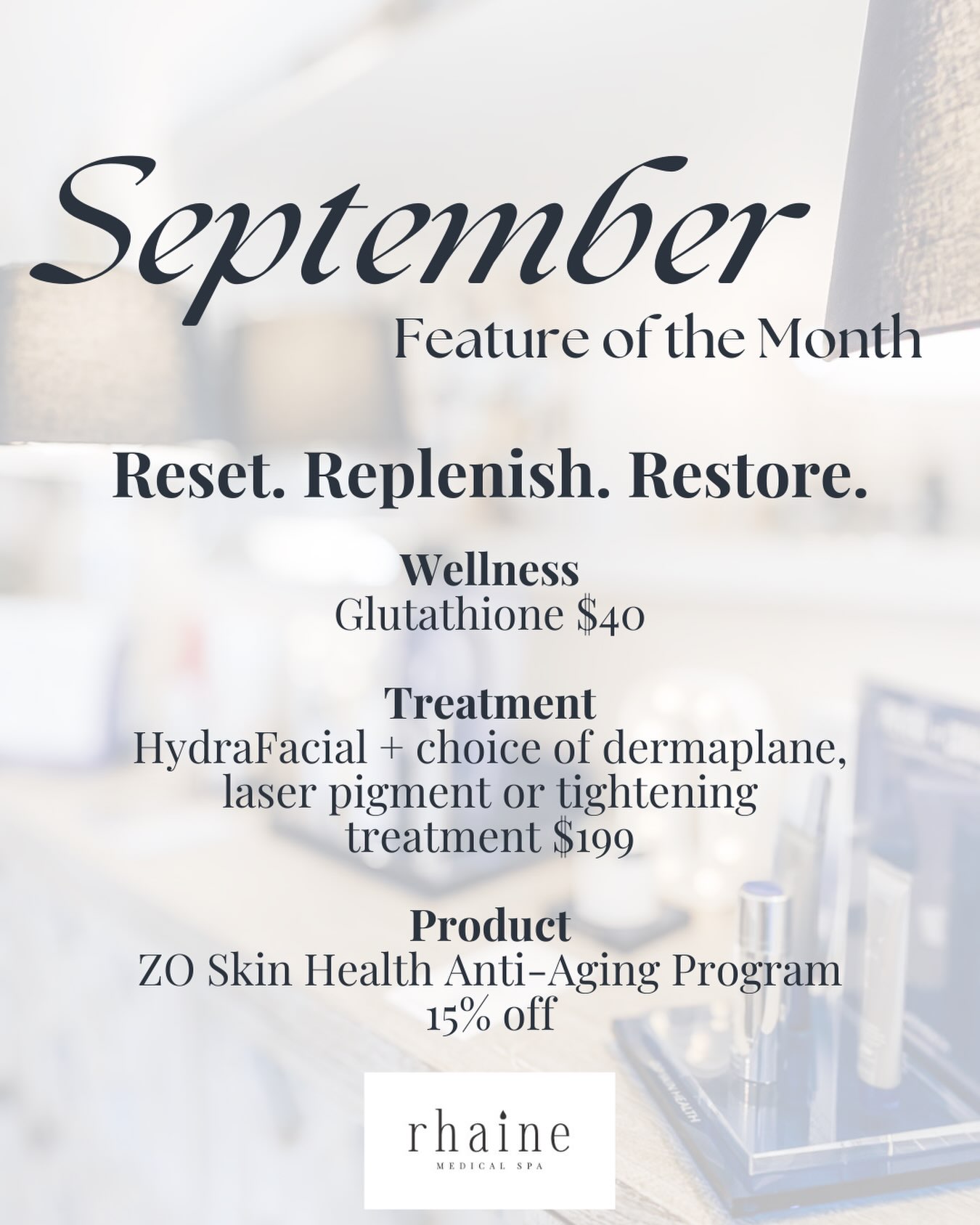restore glutathione September is calling for a little reset. 🤍 Our September Features of the Month are here—designed to help you transition out of summer and into a fresh routine, from the inside out Herbs