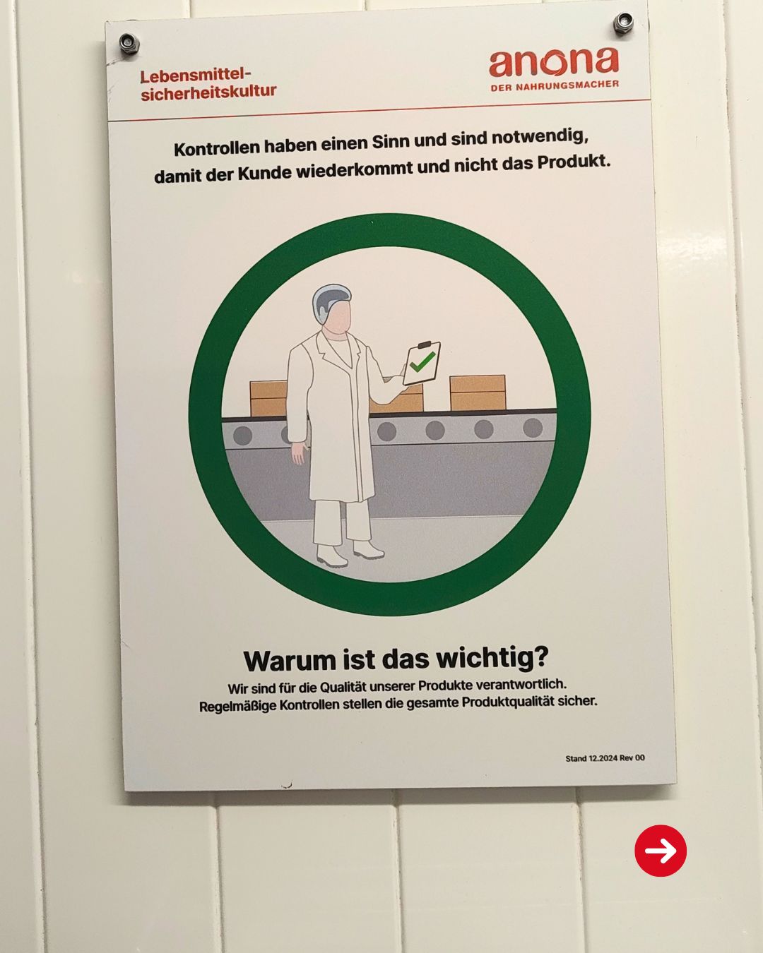 Softeis-Fahne A2 für die Wandmontage