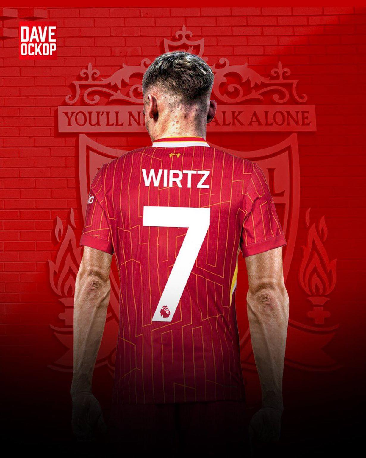 Florian Wirtz is expected to wear the number 7 shirt at Liverpool.