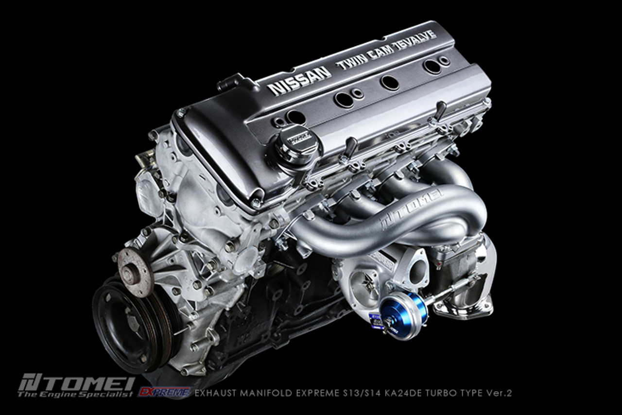 Equal Length Top Mount T3 Manifold – Stainless Steel For S13 KA24e (PHAB)