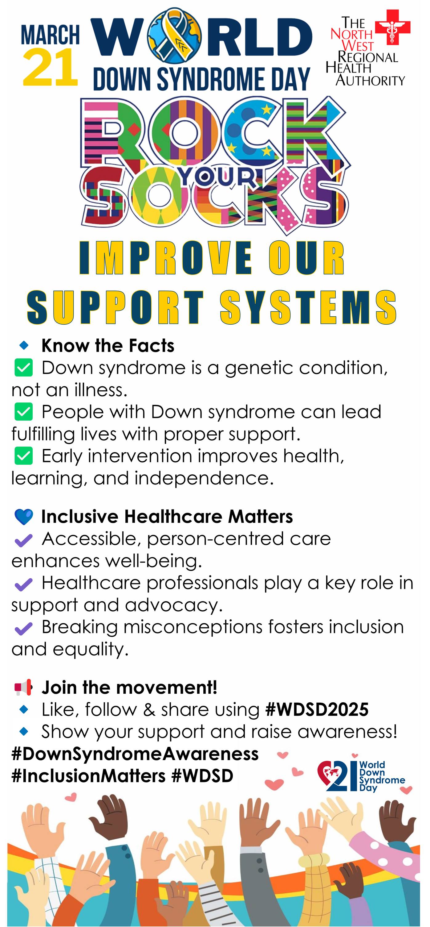 North West Regional Health Authority - 🌎 World Down Syndrome Day 2025 🌎 ...