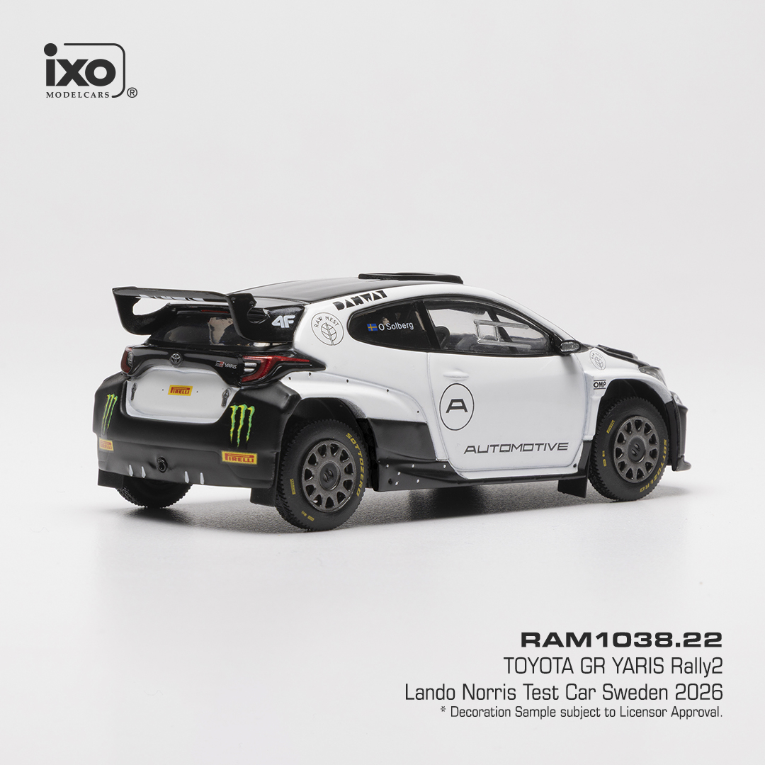 ❗F1 meets rally in 1/43❗ 🏁❄️ Lando Norris and Oliver Solberg