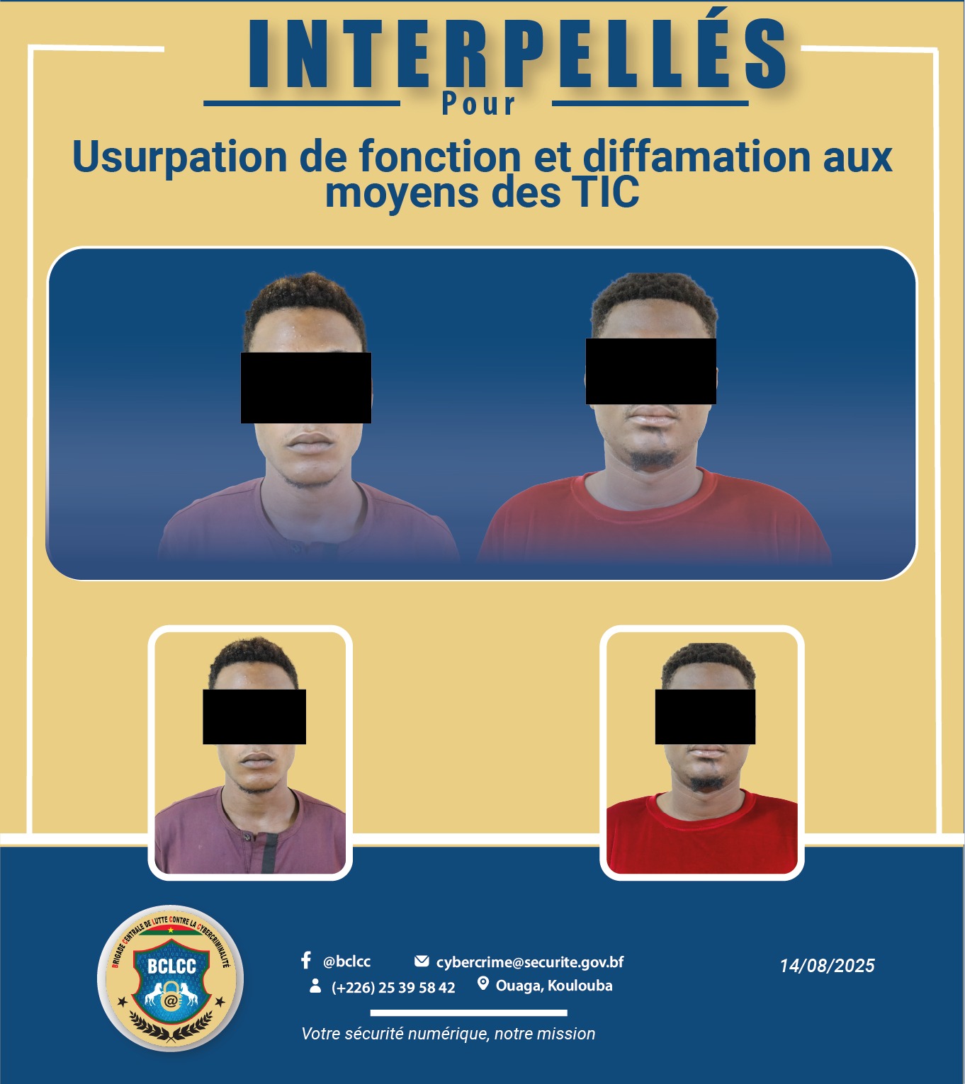 Brigade - LUTTE CONTRE LA CYBERCRIMINALITÉ : DEUX INDIVIDUS INTERPELLÉS ...