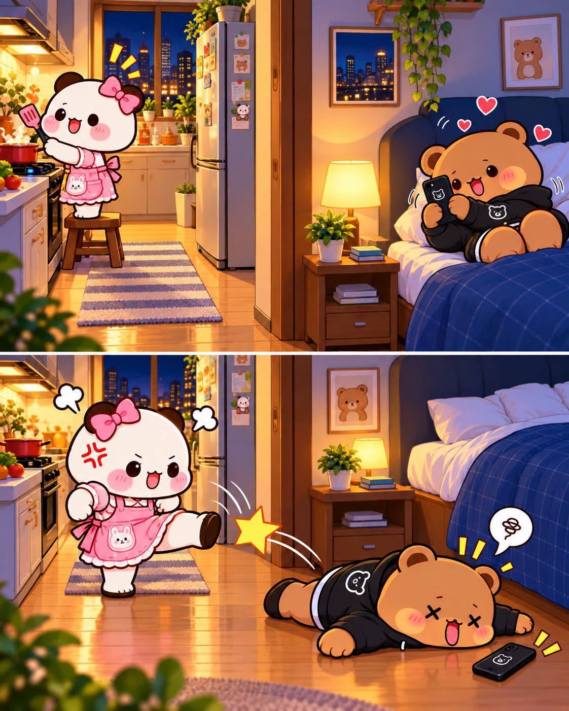 【レア】good night good nie 晩睡早捏 くま スクイ Good night everyone and see you tomorrow..