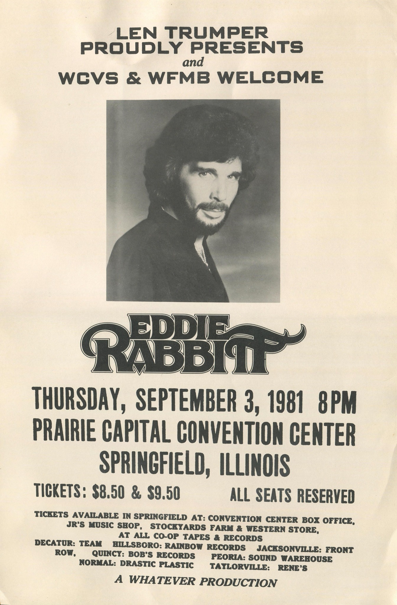 Eddie Rabbitt at Summerfest in Milwaukee 1981