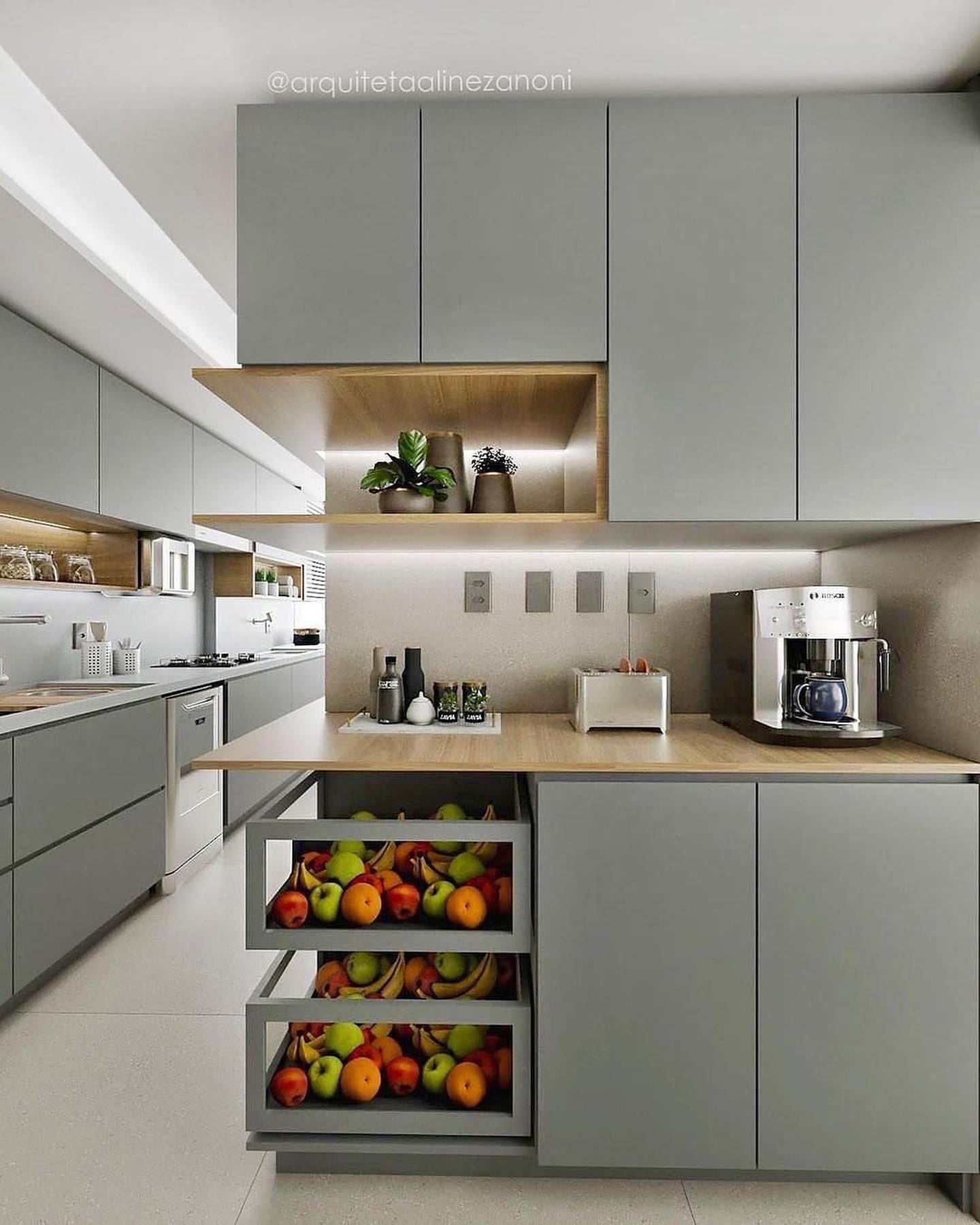 Cozinha linda em tons de... - Maria Fernanda Arquitetura | Facebook
