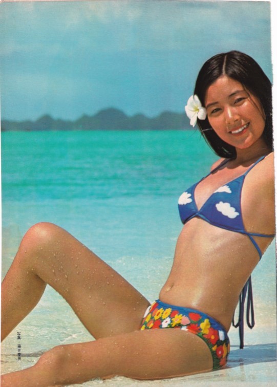 2代目ユニチカマスコットガールの手塚理美さん。 1961～（65歳）