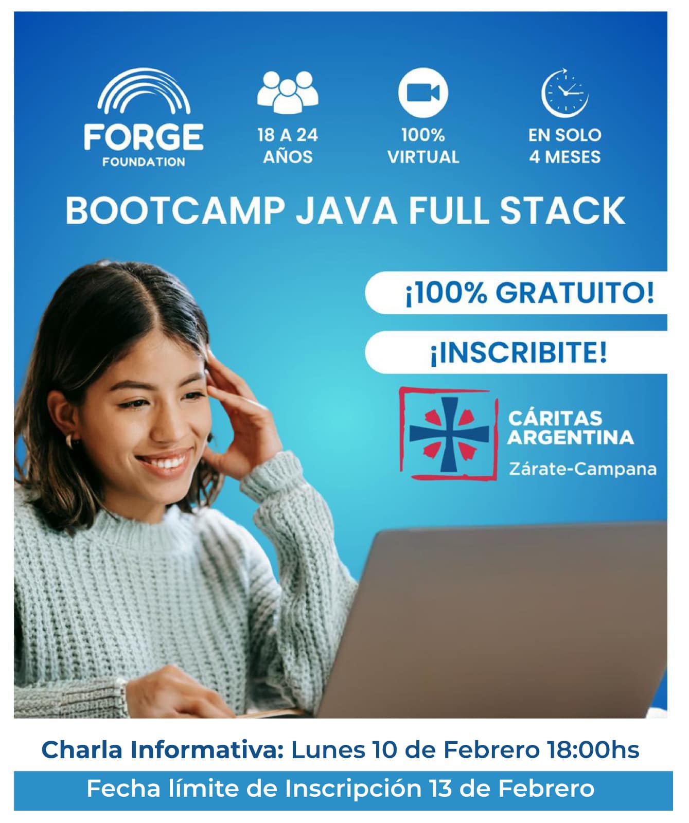 Cáritas - ¿Te interesa la programación? 💻🙌🏼 Cáritas y Forge quieren ...