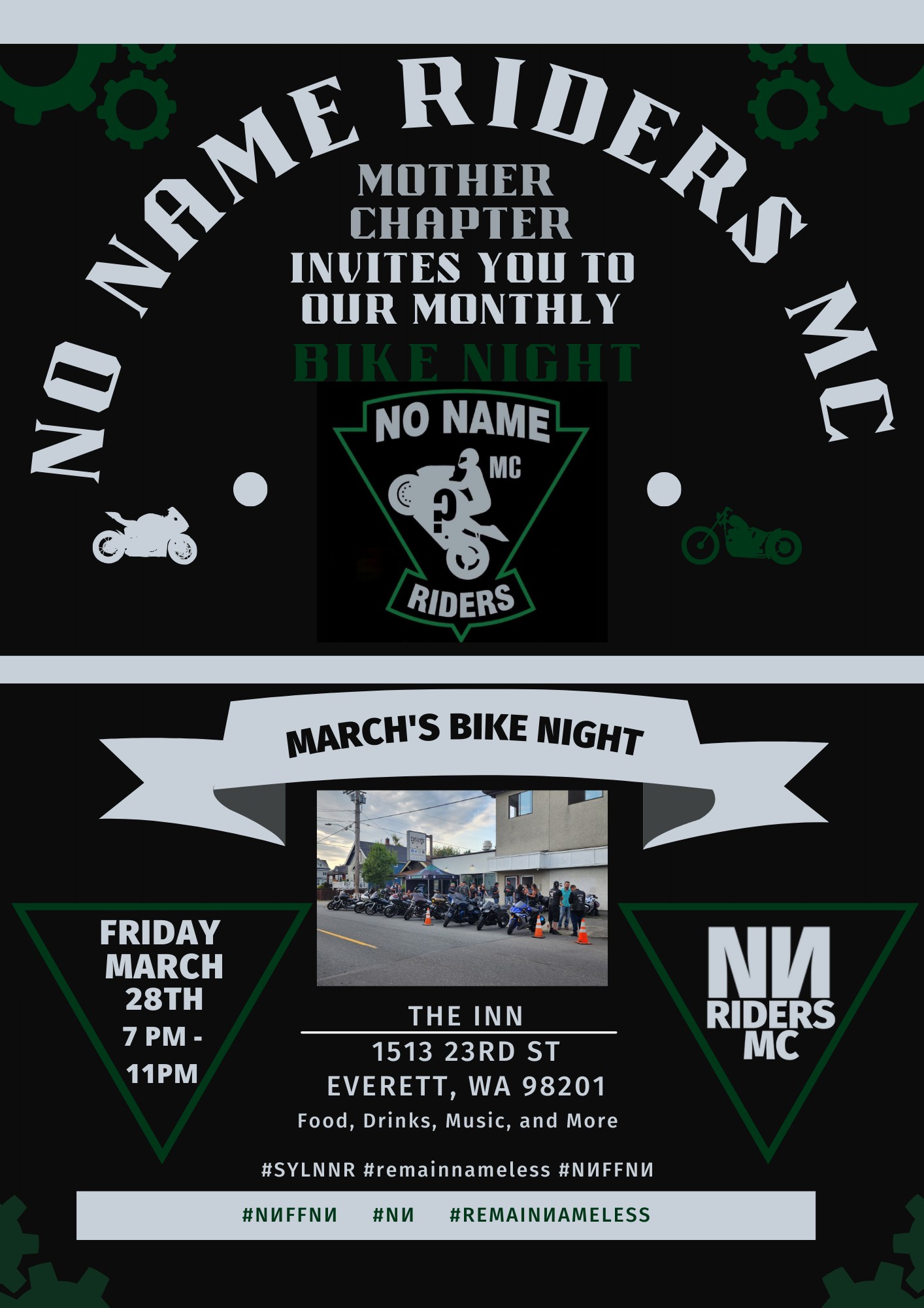 No Name Riders MC - Mother Chapter | Everett WA