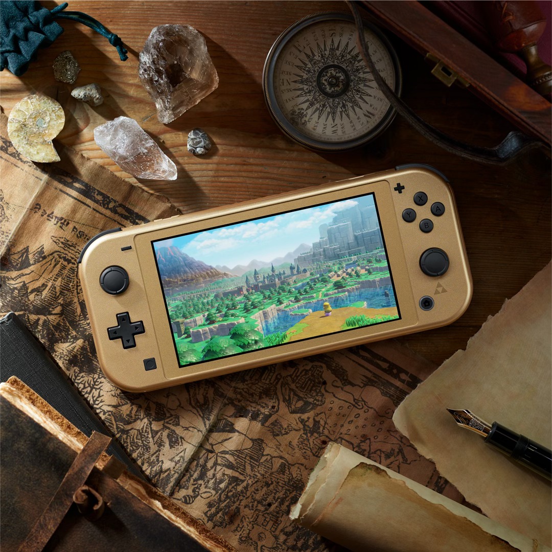 The Nintendo Switch Lite: Hyrule Edition is coming 9/26! This gold