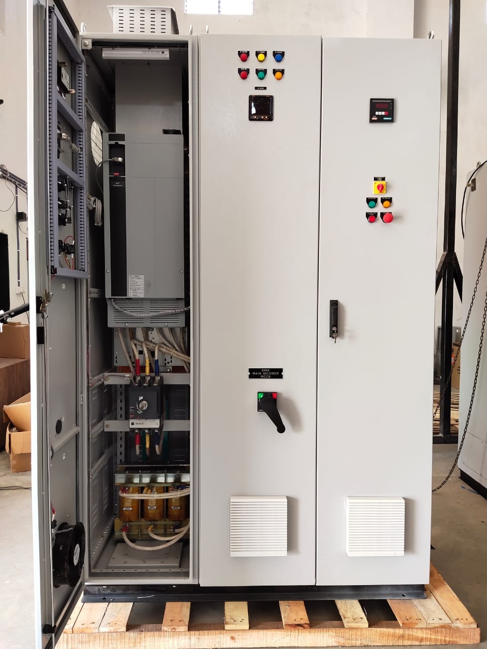 Patel Electric - 250 kw VFD with Bypass Star Delta Starter...