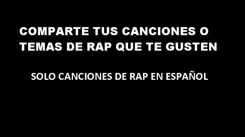 Rap en español | Facebook