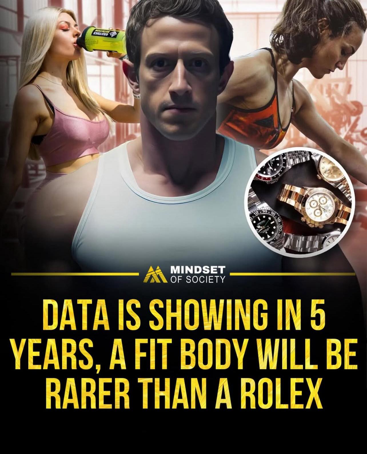 Gym - Wearing a Rollie as my body 😮‍💨💪 | Facebook