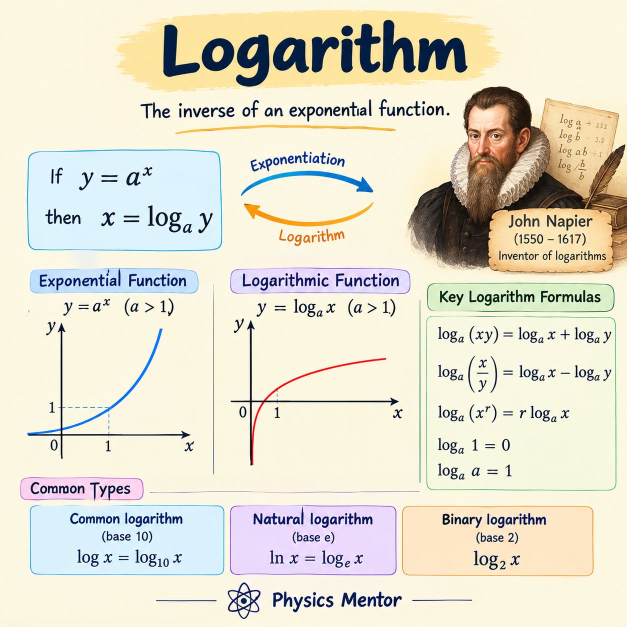 おまとめ3点 Understanding Logarithms and Their Relationship to Exponential
