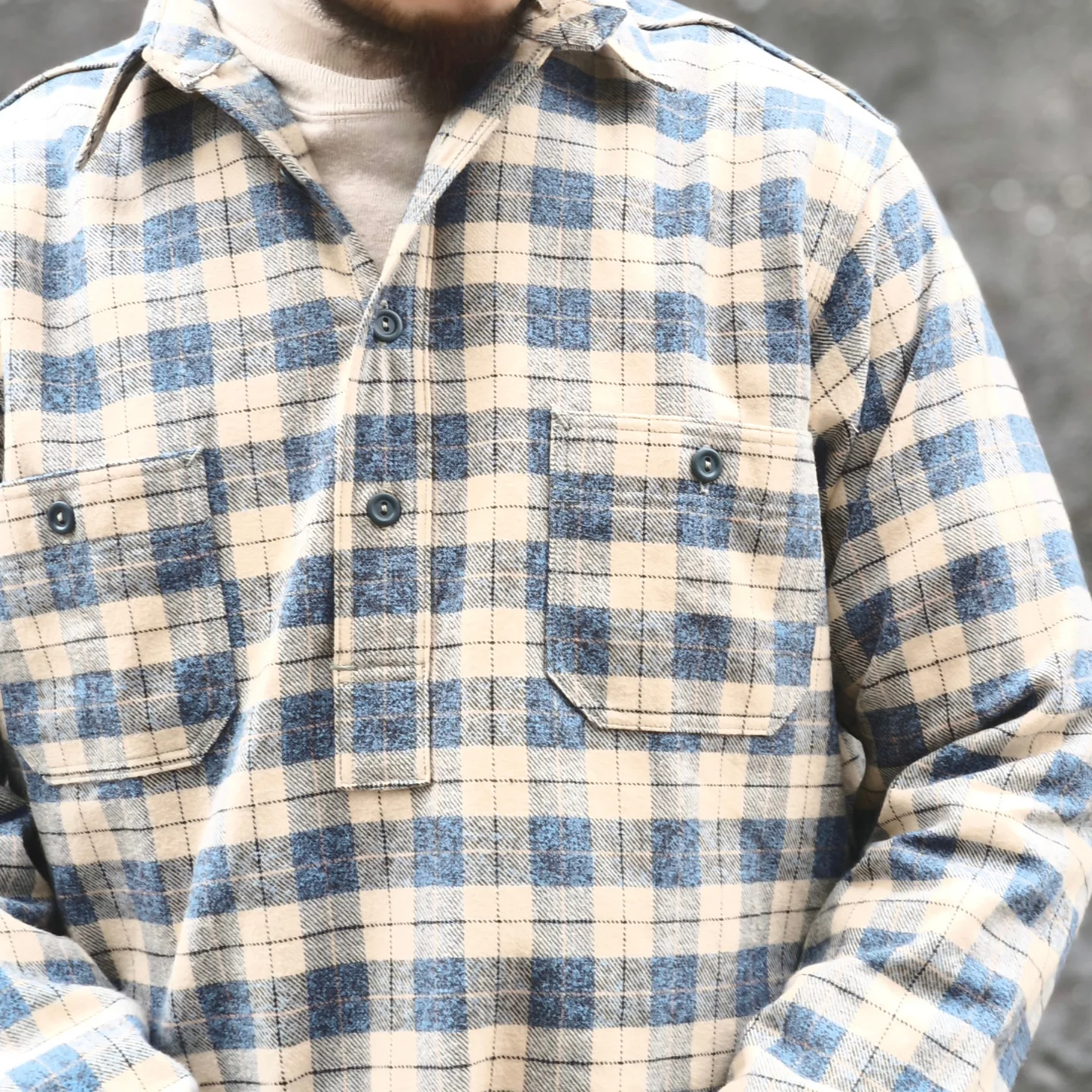 新入荷? WAREHOUSE Lot 3060 PULLOVER FLANNEL SHIRTS . 待望の奴入っ 