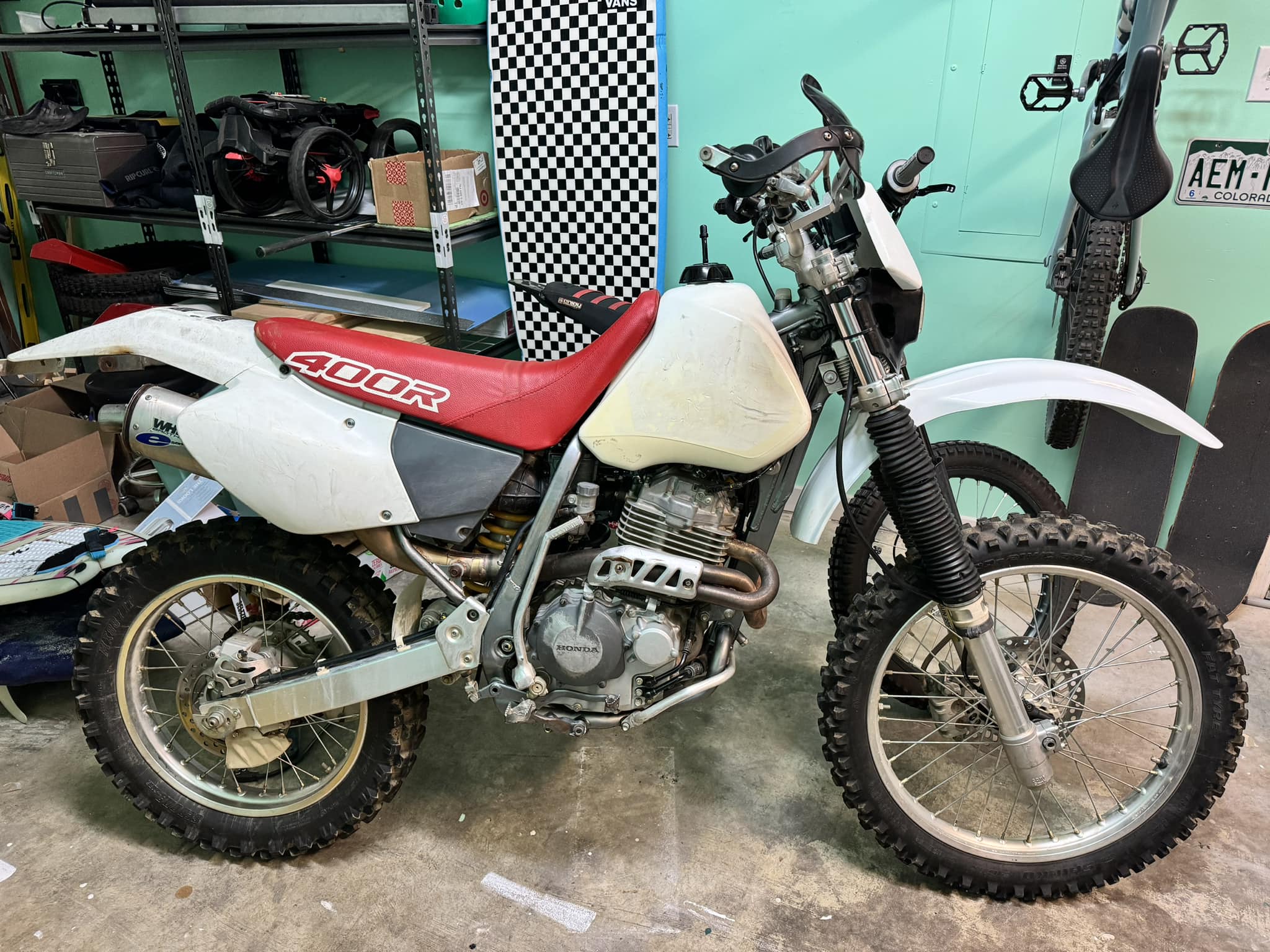 XR400R upgrades and accessories needed
