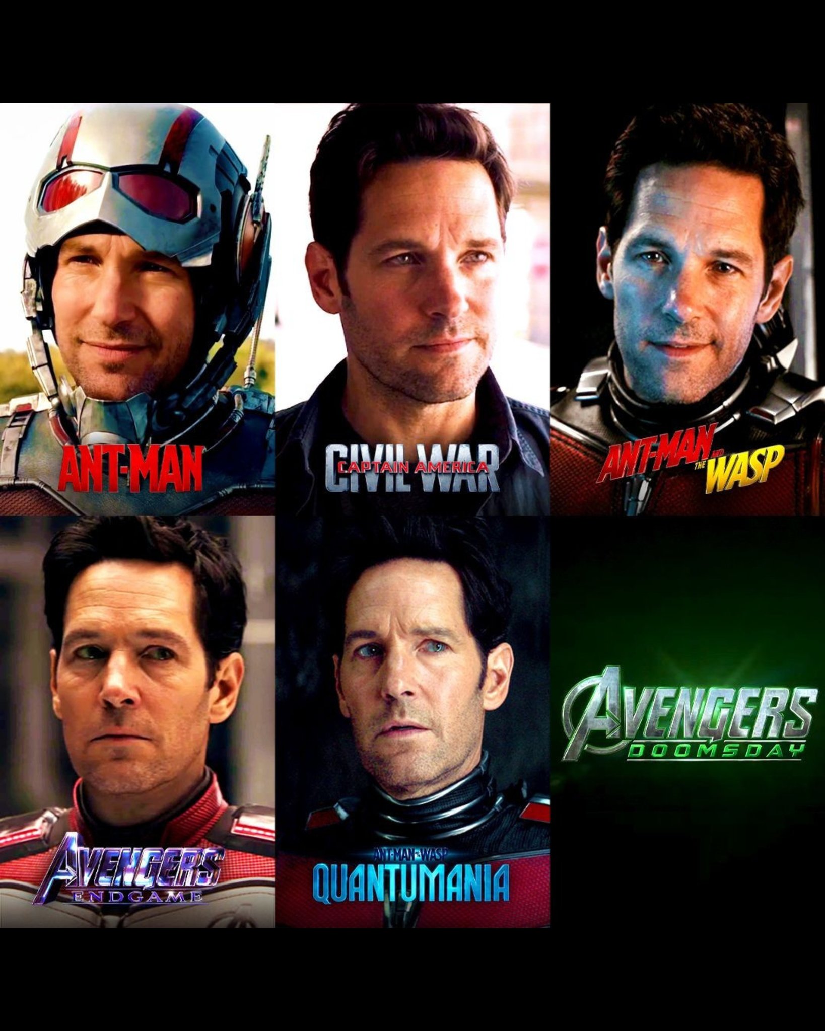 We - Paul Rudd will make his 6th MCU appearance in AVENGERS: DOOMSDAY ...