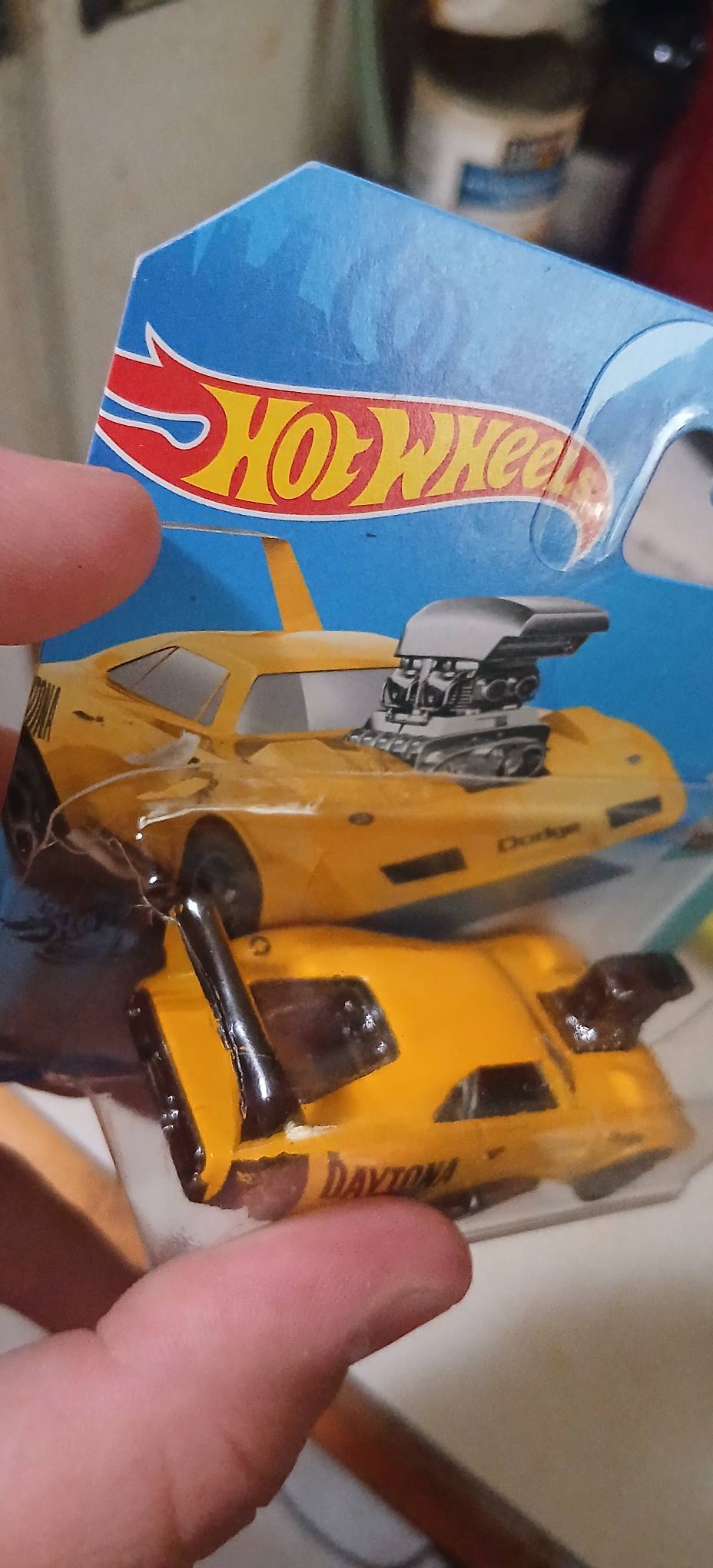 How to repair damaged Hot Wheels car plastics?