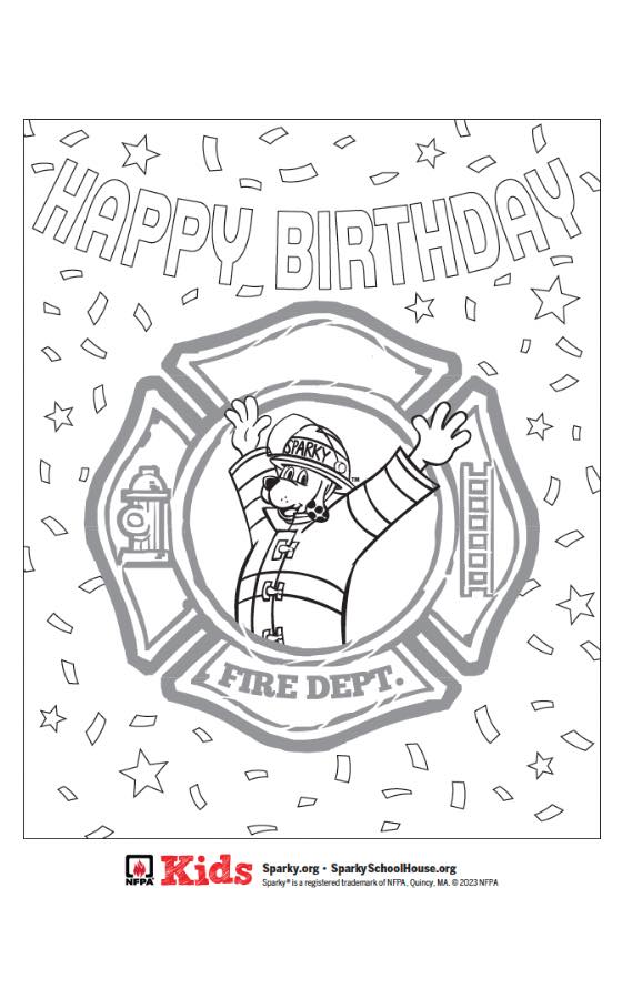 HAPPY BIRTHDAY, SPARKY! Thanks... - Long Lake Fire Department | Facebook