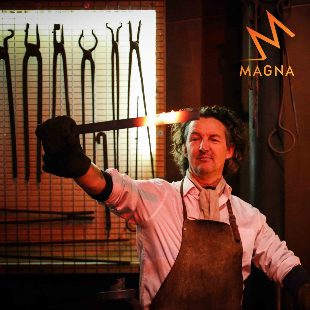Magna - 🔥 Witness the art of steel shaping at our Forge Demonstrations ...