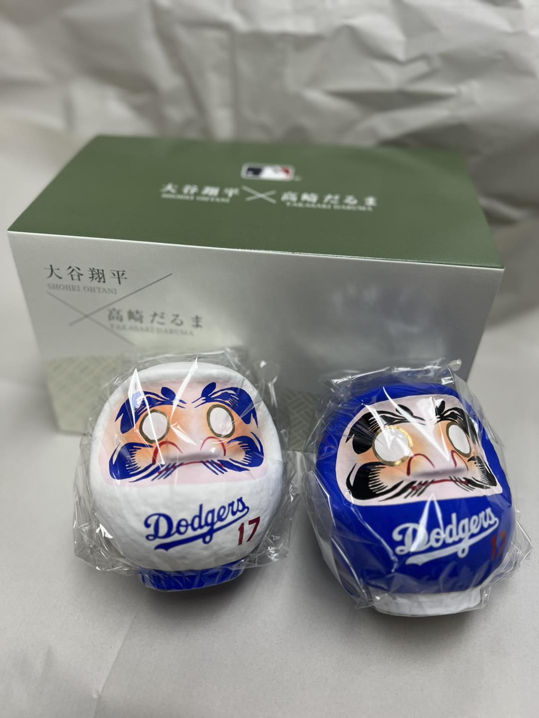 限量900套藍白#大谷翔平X 高崎だるま實品圖分享～ 🔥🔥 完全就是一個