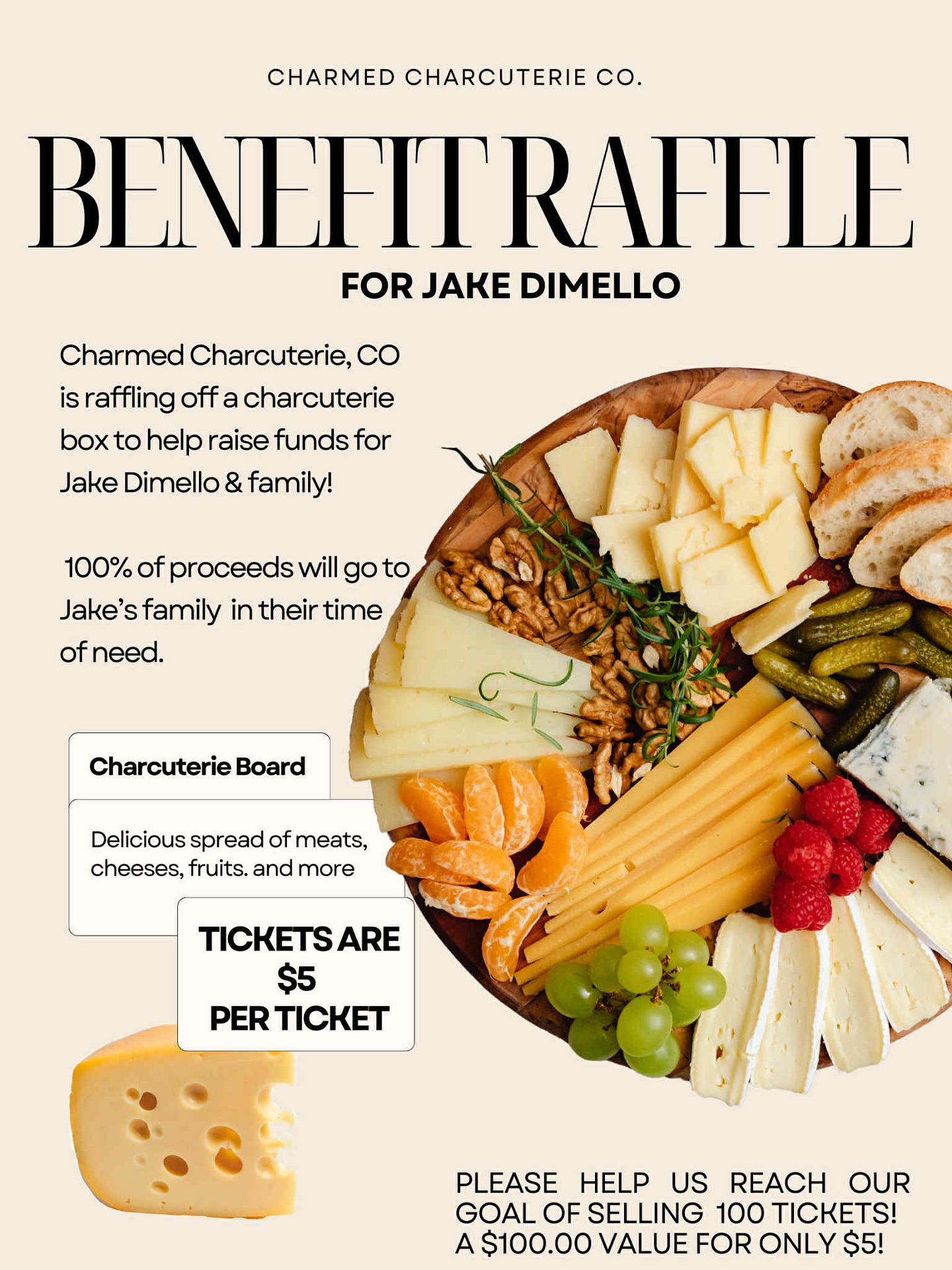 With a heavy heart, we regret to... - Charmed Charcuterie Co. | Facebook