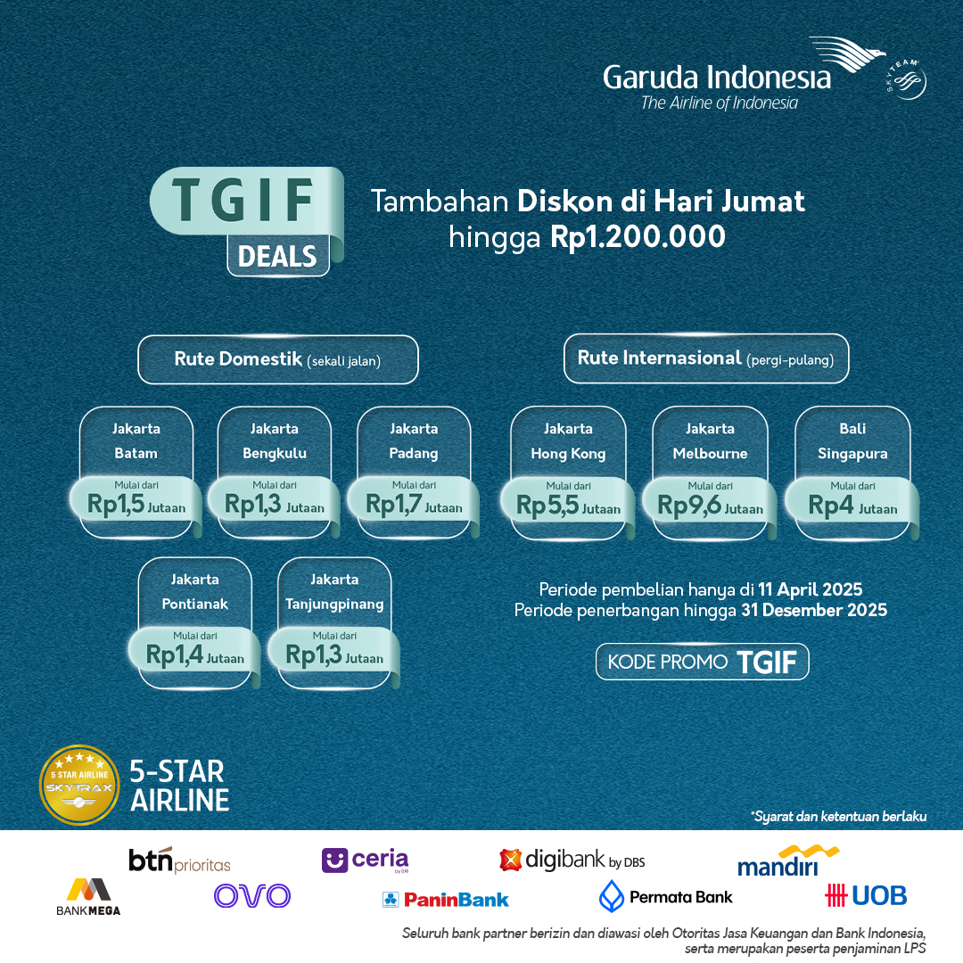 Nikmati harga spesial hanya di tanggal... - Garuda Indonesia | Facebook