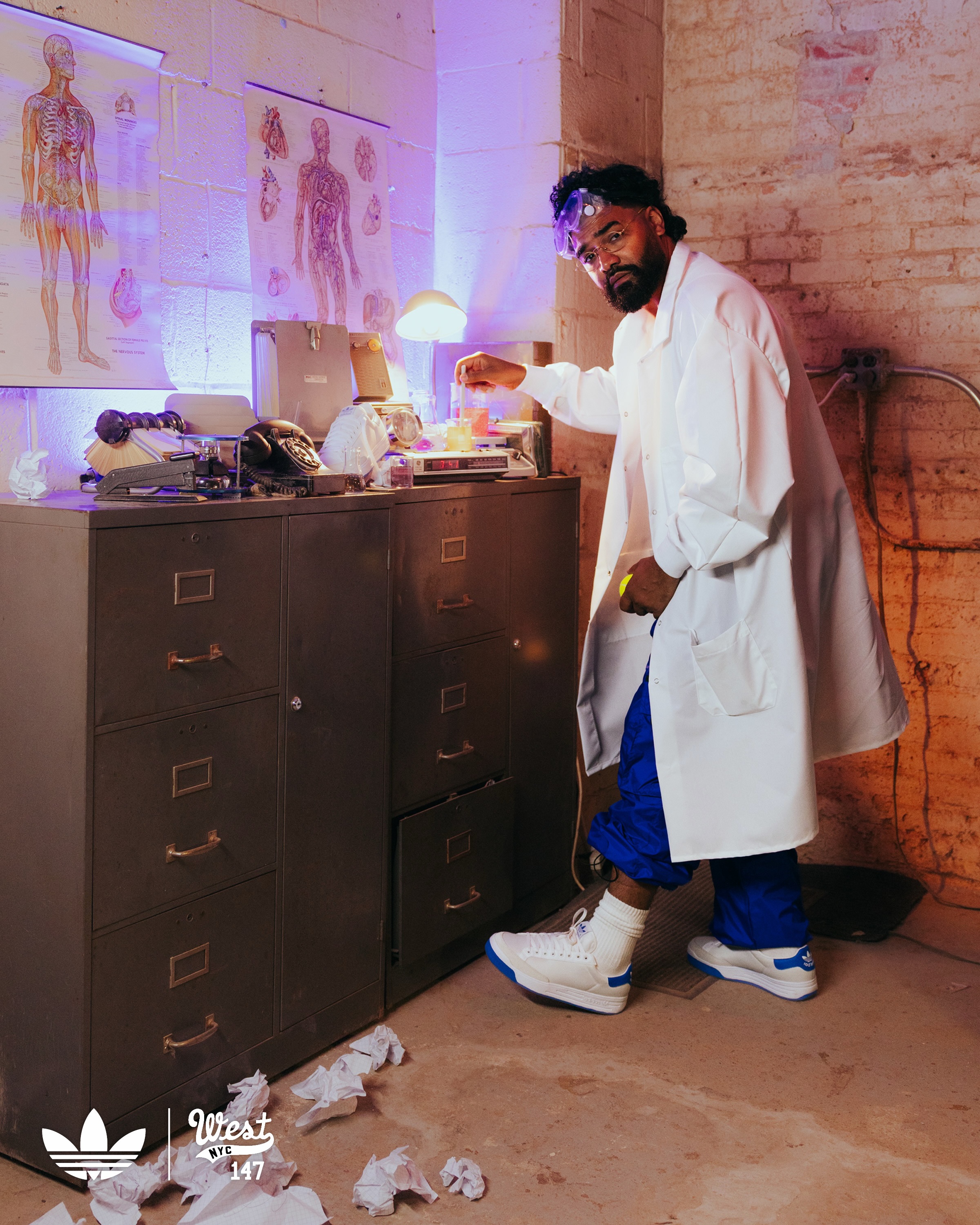 gata  The Andy Martinez/ &e cameo is so tuff 😭😭 The Adidas Rod Laver