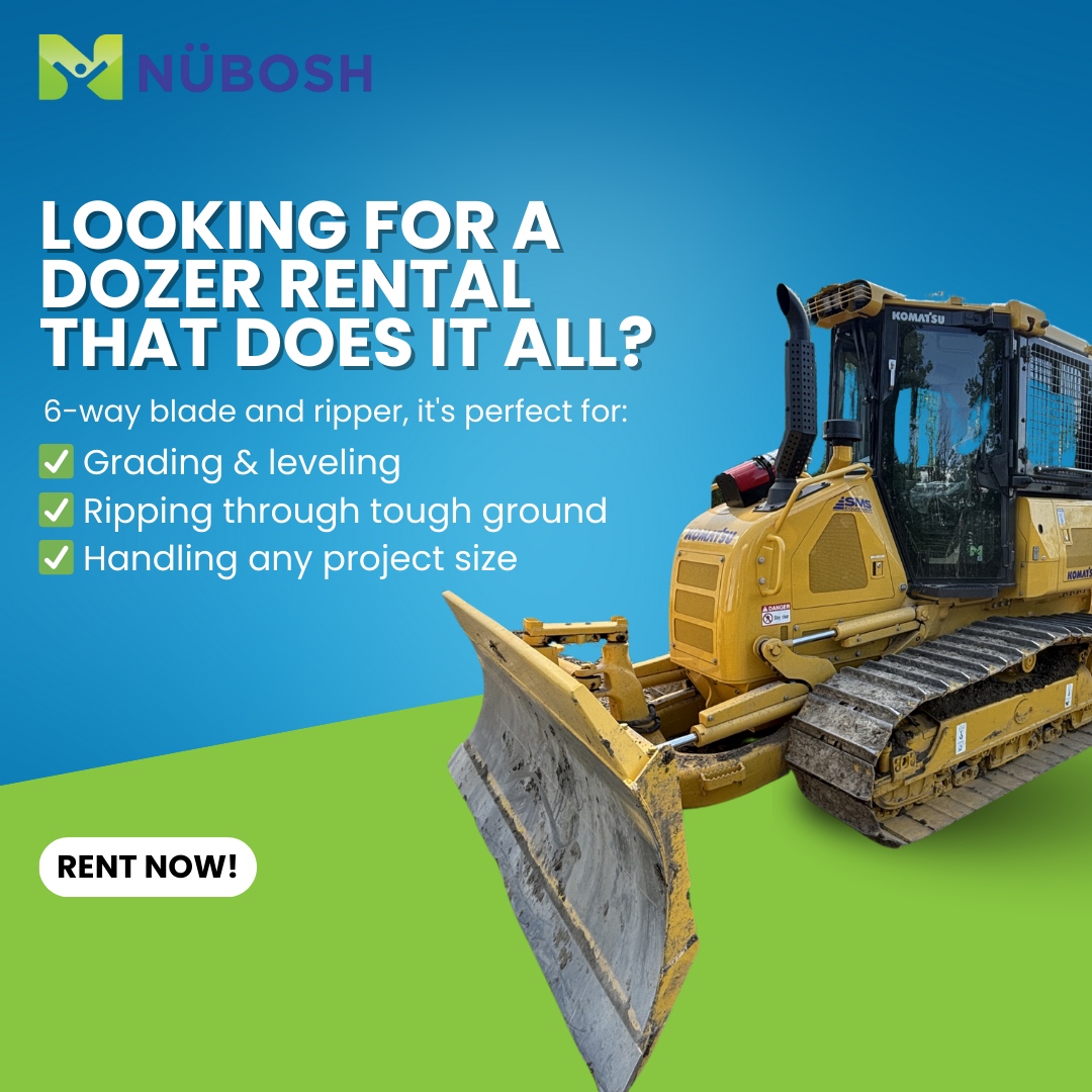 Nubosh Rentals - The Dozer That Does It All! From grading... | Facebook
