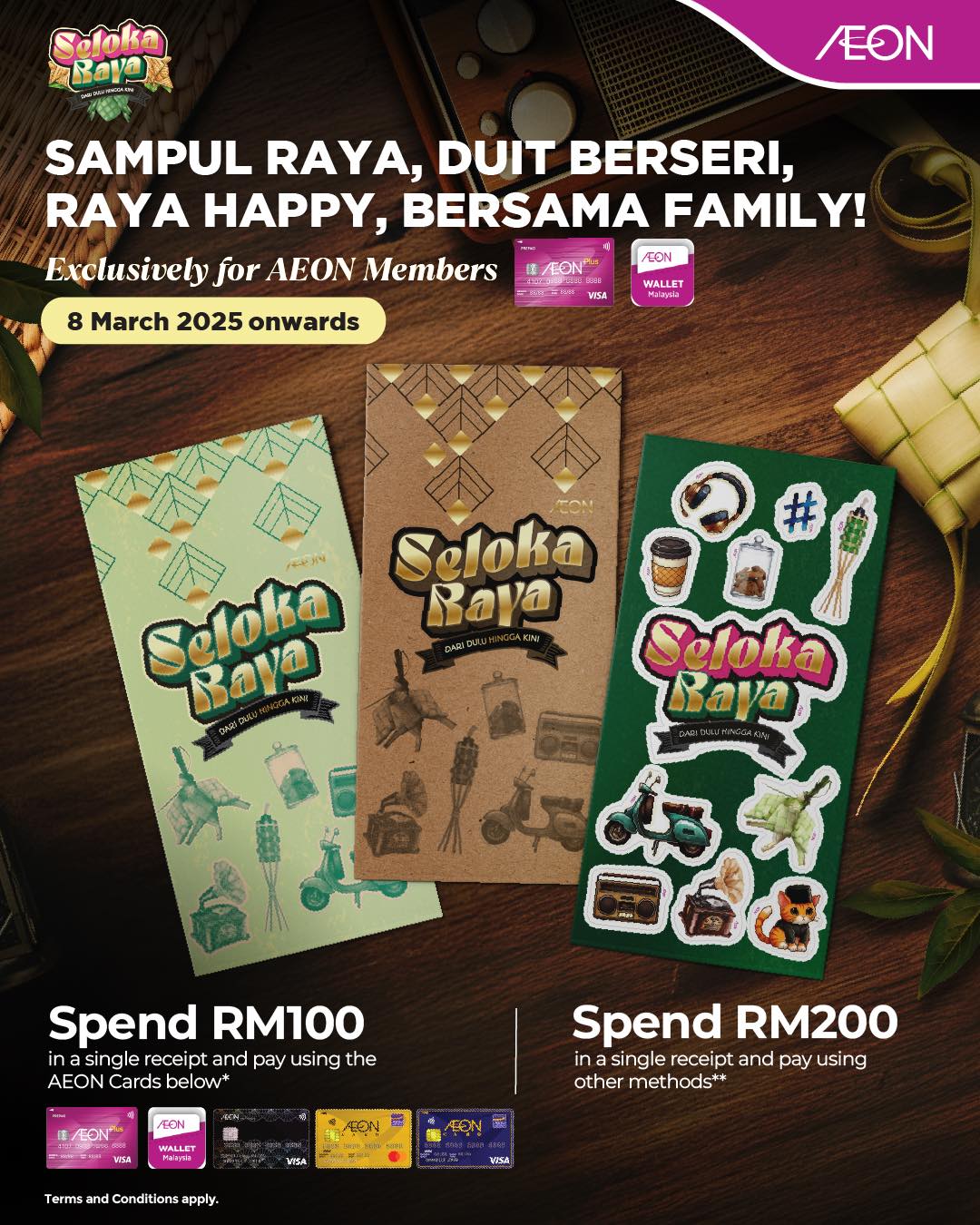 🎉 Seloka Raya, Bergaya Sakan! 🎊 ⁣... - AEON Retail Malaysia | Facebook