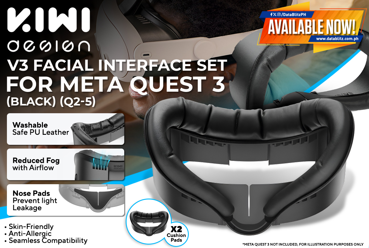 Kiwi Design V3 facial interface with Quest 3 Bobovr S3 Pro head strap