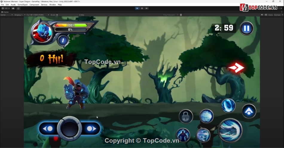 Sàn - [Mã code 51218] Unity Game Template - Warriors Dragon Slayer ...