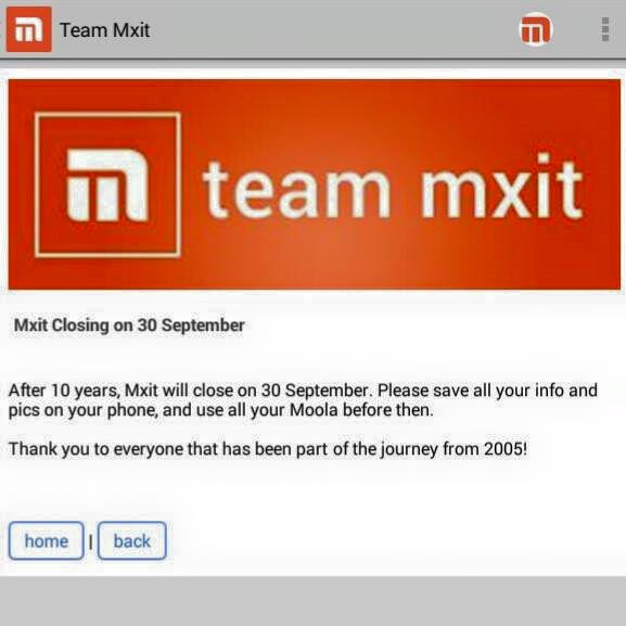 R.I.P mxit
