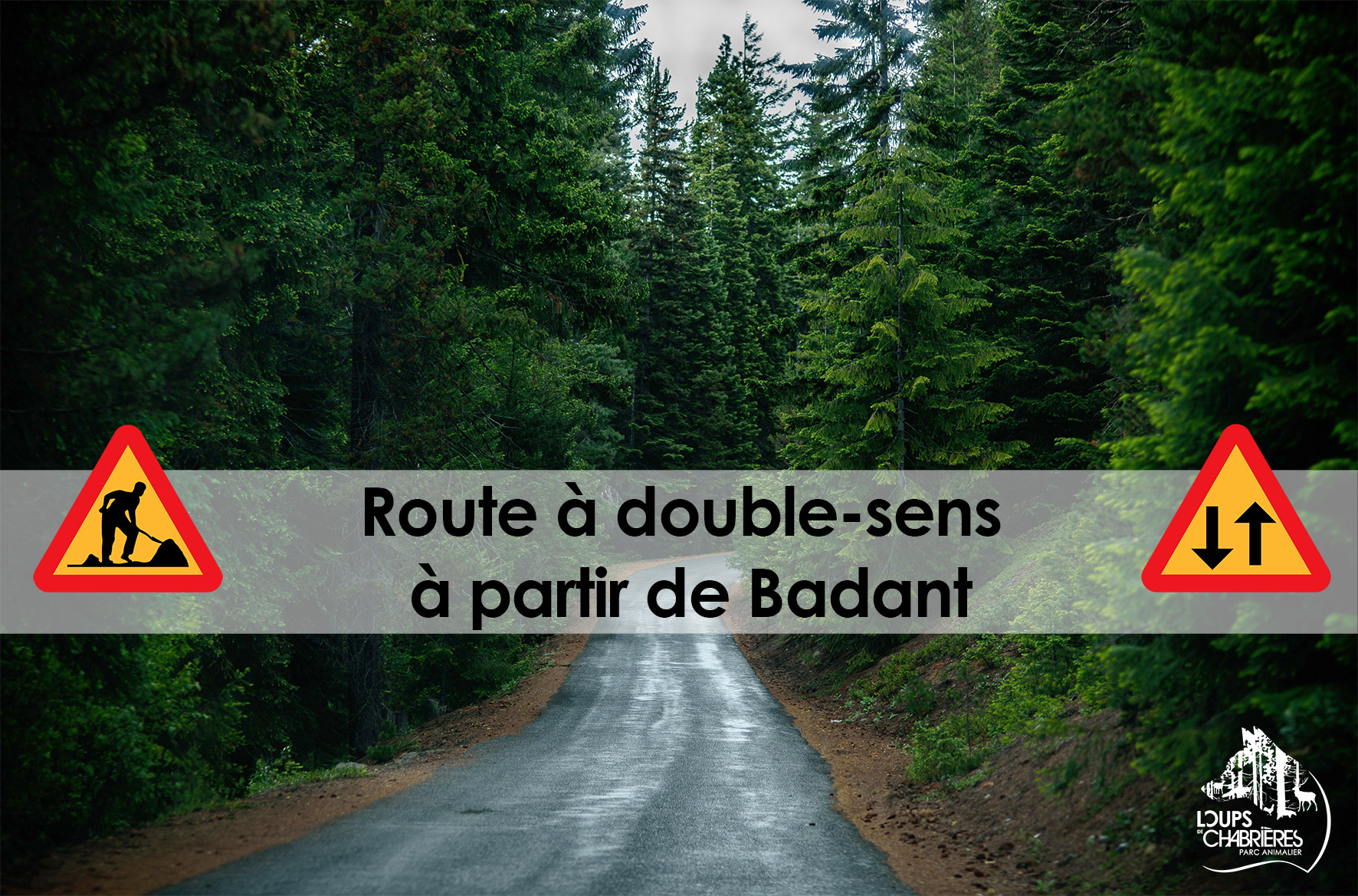 Parc - [TRAVAUX – ROUTE SORTIE DU PARC] ⚠🚧 Attention : les travaux de ...
