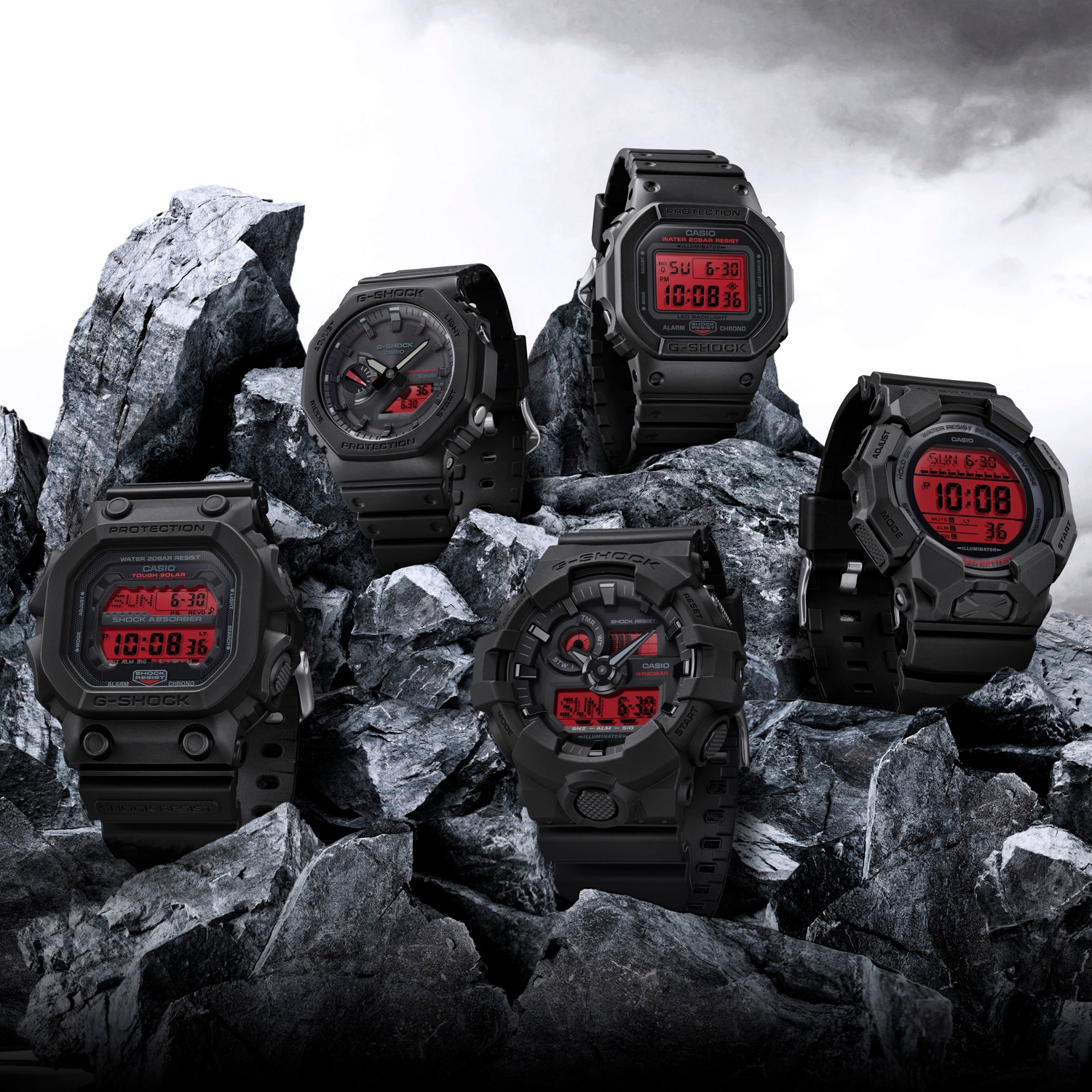 Gone red, stay red, see red, be red. The GA-735C is red, RED OUT