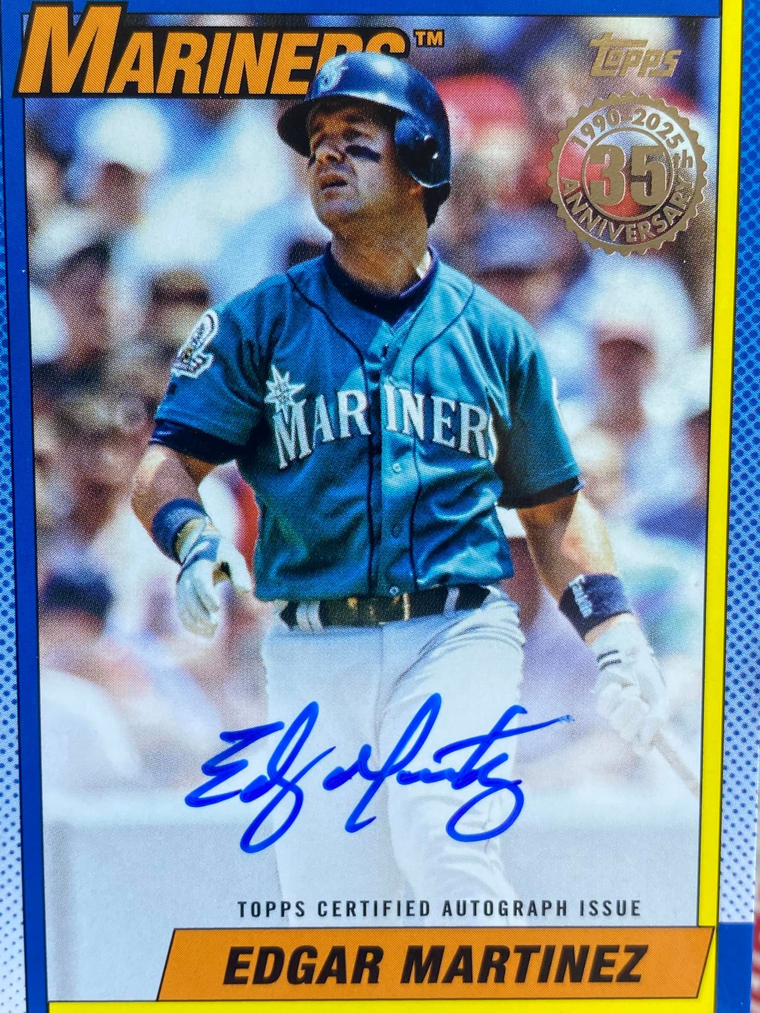 Rare Edgar Martinez Autograph Card Found in 2025 Topps Baseball 