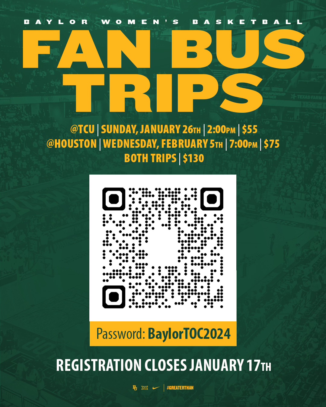 Baylor Women's Basketball - 🗣️ All aboard to TCU & Houston! Join the ...
