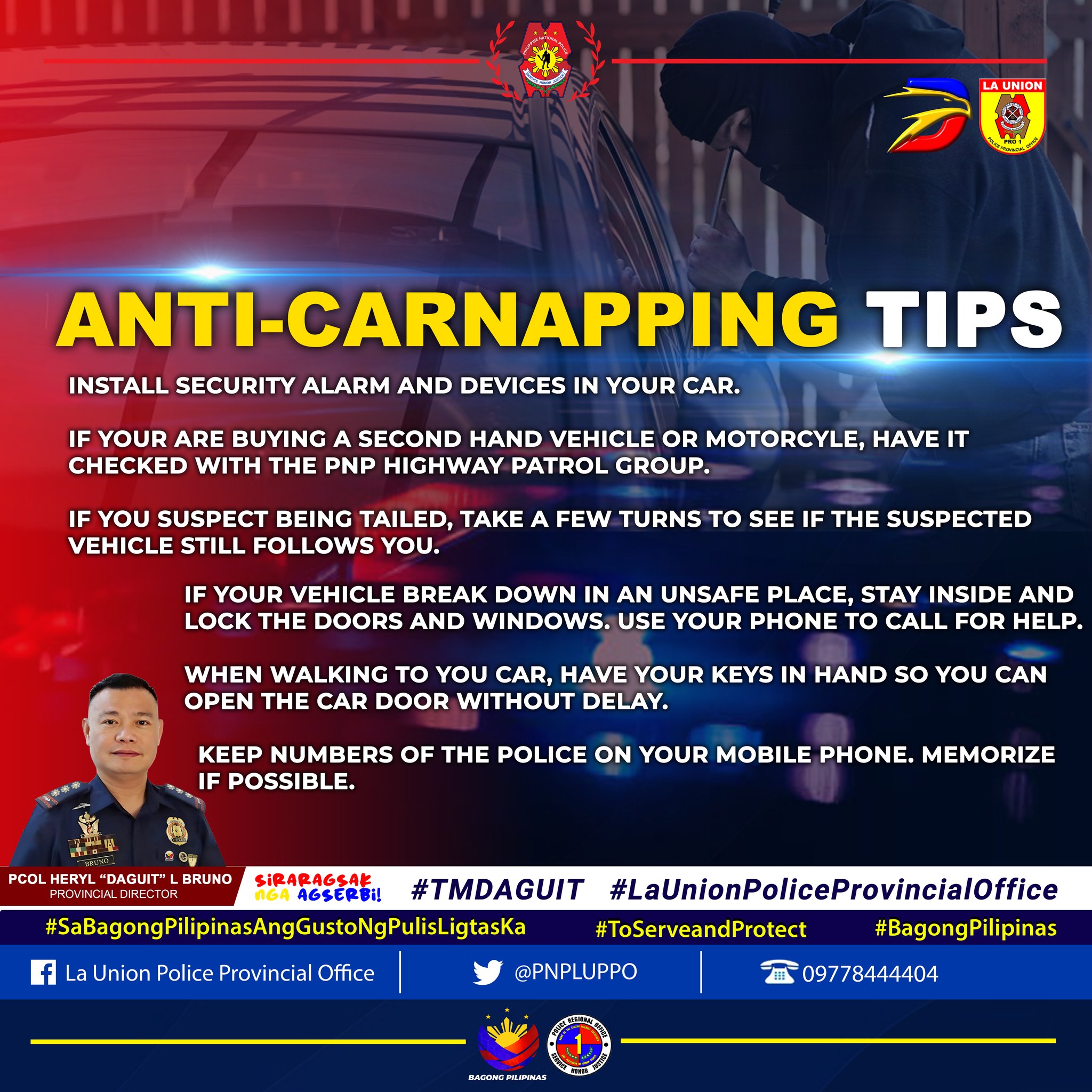 𝐀𝐧𝐭𝐢-𝐂𝐚𝐫𝐧𝐚𝐩𝐩𝐢𝐧𝐠 𝐓𝐢𝐩𝐬... - La Union Police Provincial Office | Facebook
