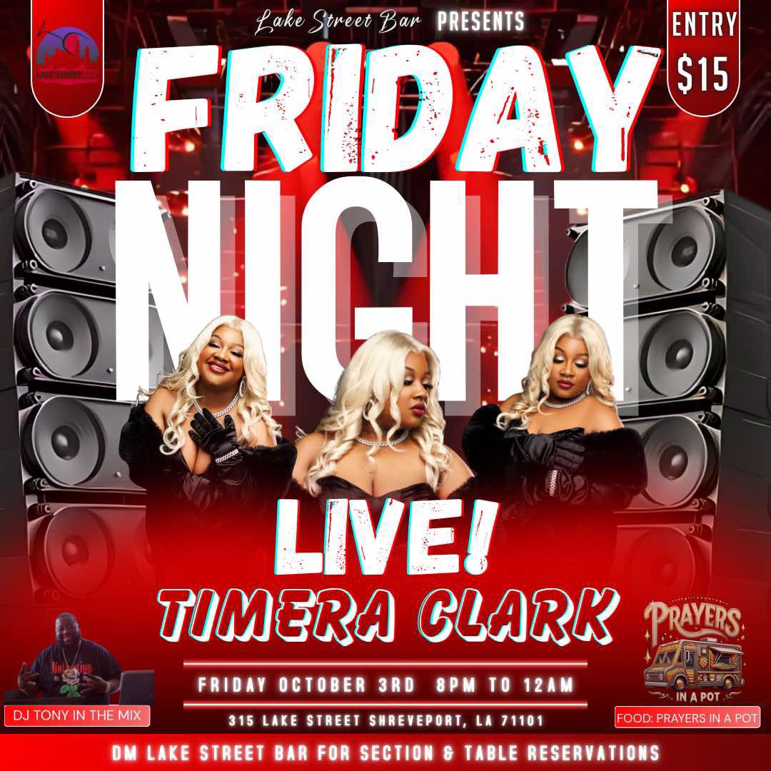 Friday Night Live featuring Timera Clark Live