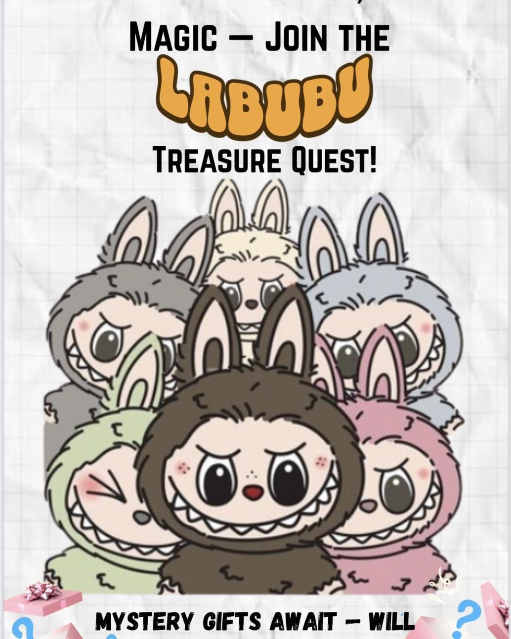 🎉 Treasure Hunt: Missing Labubu in... - Smigy Playground | Facebook